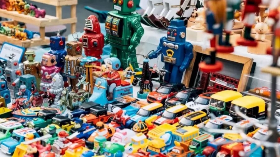 Jucării, ilustrație optică