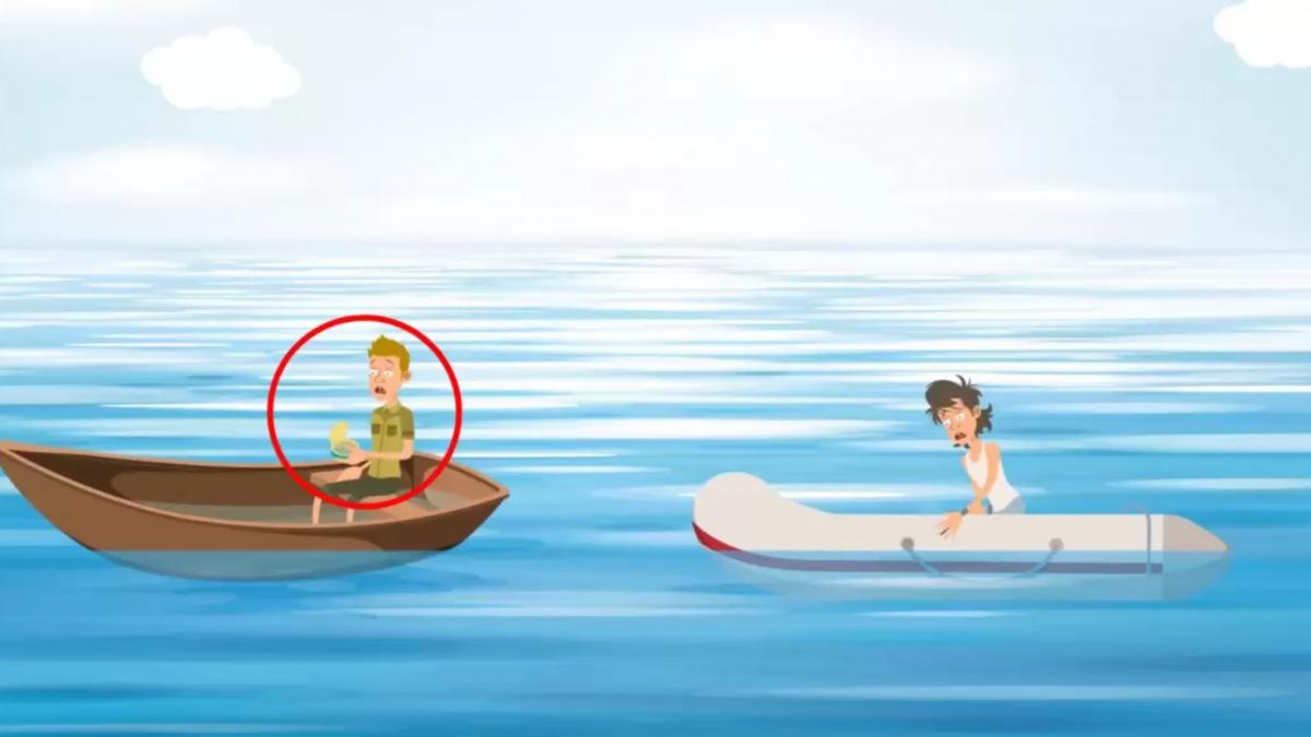 Un test al istețimii tale: ghicește cine se îneacă în imagine