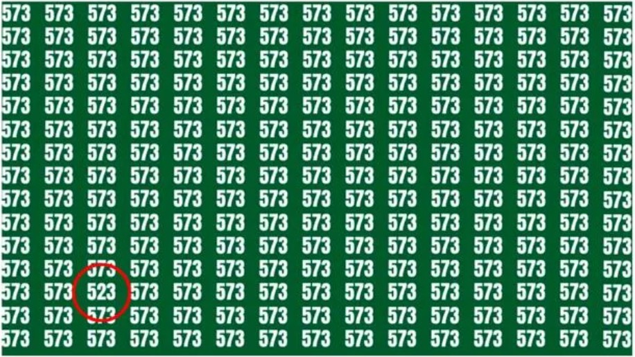 Iluzie optică cu numere