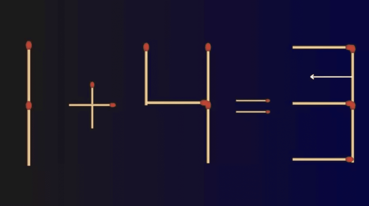 Pentru a face ecia corectă, trebuie să mutați un chibrit / imagine fresherslive.com