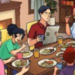 Există un bug ascuns în imaginea unei cine de familie: doar câțiva îl vor găsi în 19 secunde Există un bug ascuns în imaginea unei cine de familie: