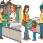 Test IQ: găsiți 3 diferențe în fotografiile magazinelor de îmbrăcăminte