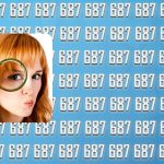 Test IQ simplu: găsiți numărul suplimentar din imagine în 8