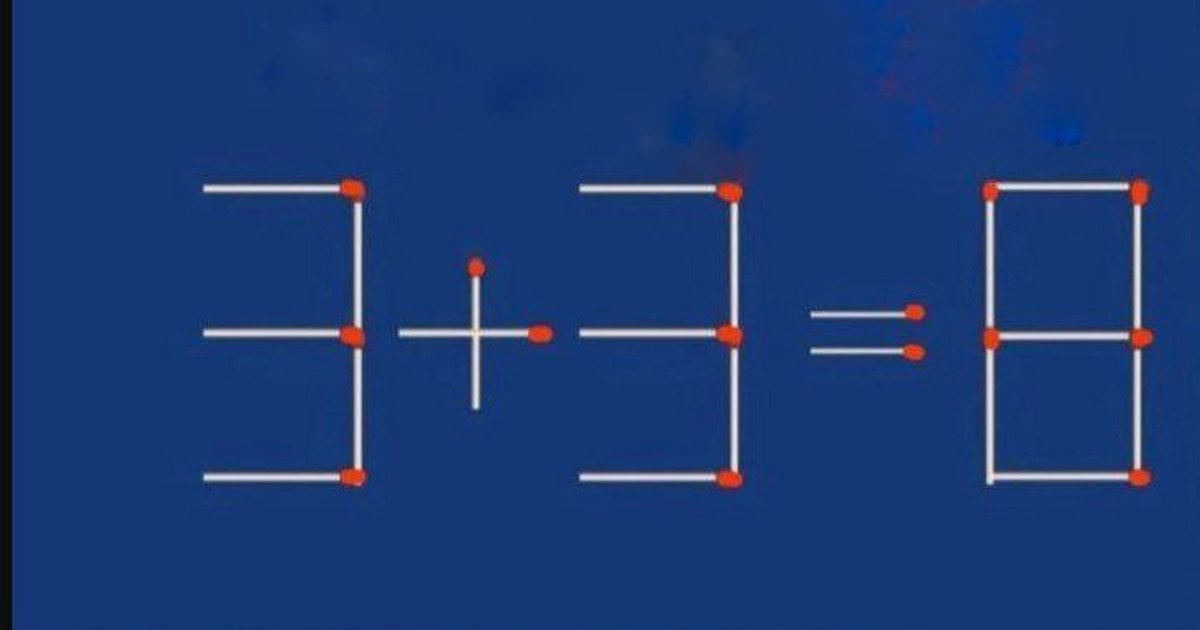 Un puzzle cu bețe de chibrit pentru copii pe care nu toți adulții îl pot rezolva