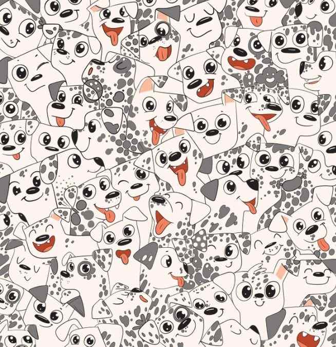 Doar câțiva sunt capabili de asta: doar geniile pot găsi un fluture printre câini în 6 secunde