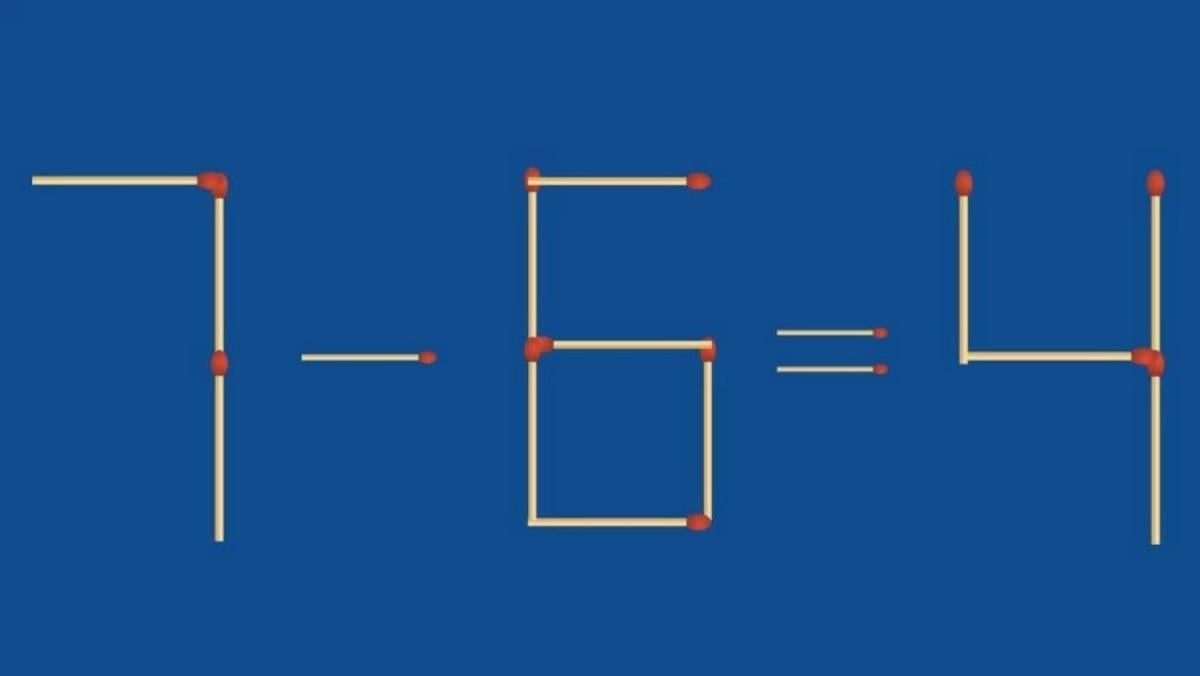 Rezolvă acest puzzle prin eliminarea a două chibrituri / foto de fresherslive