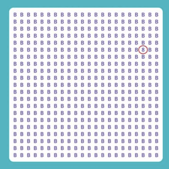 Puzzle rapid: găsiți numărul dintre literele identice Puzzle rapid: găsește numărul dintre literele identice